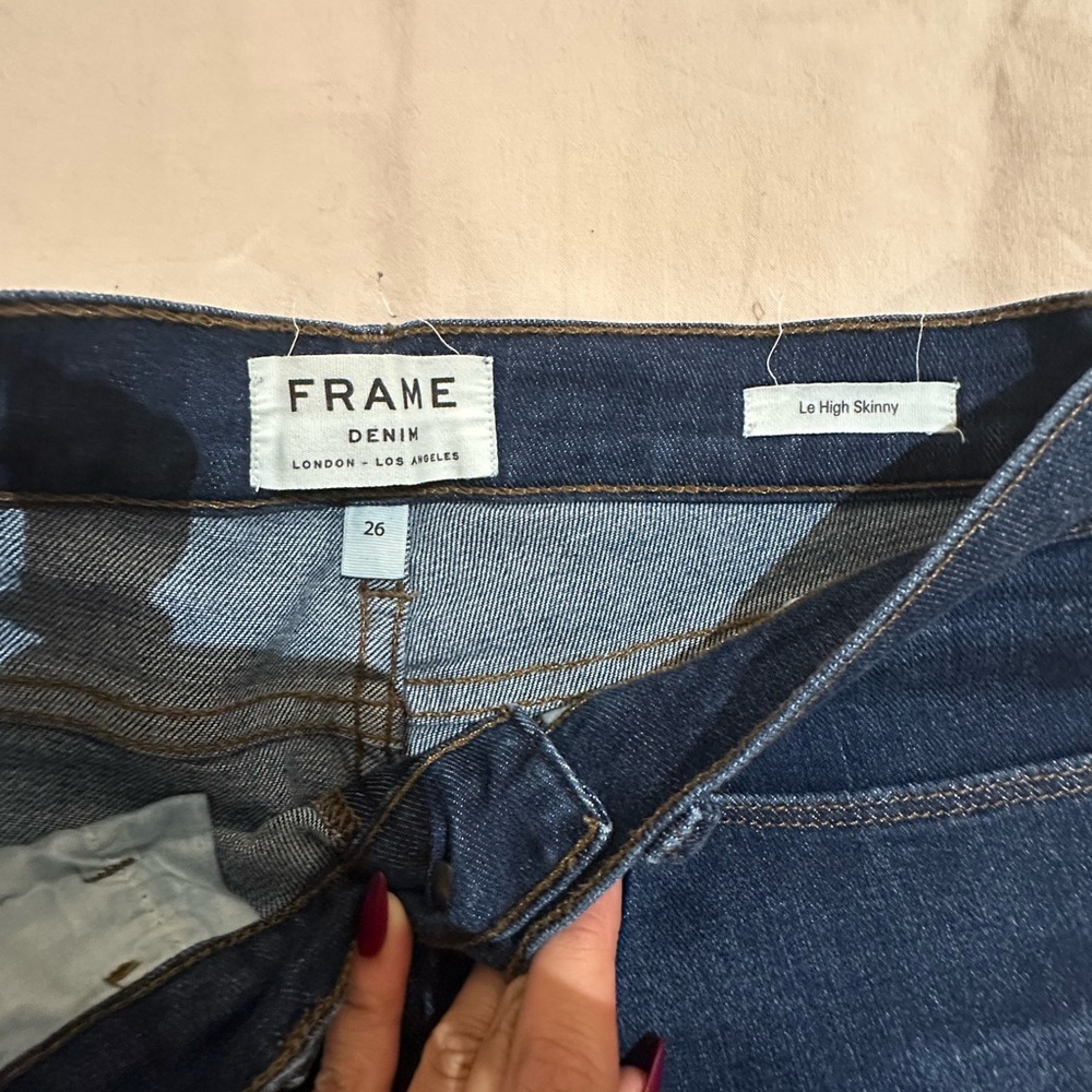 Frame Denim Women's Dark Blue Skinny Jeans